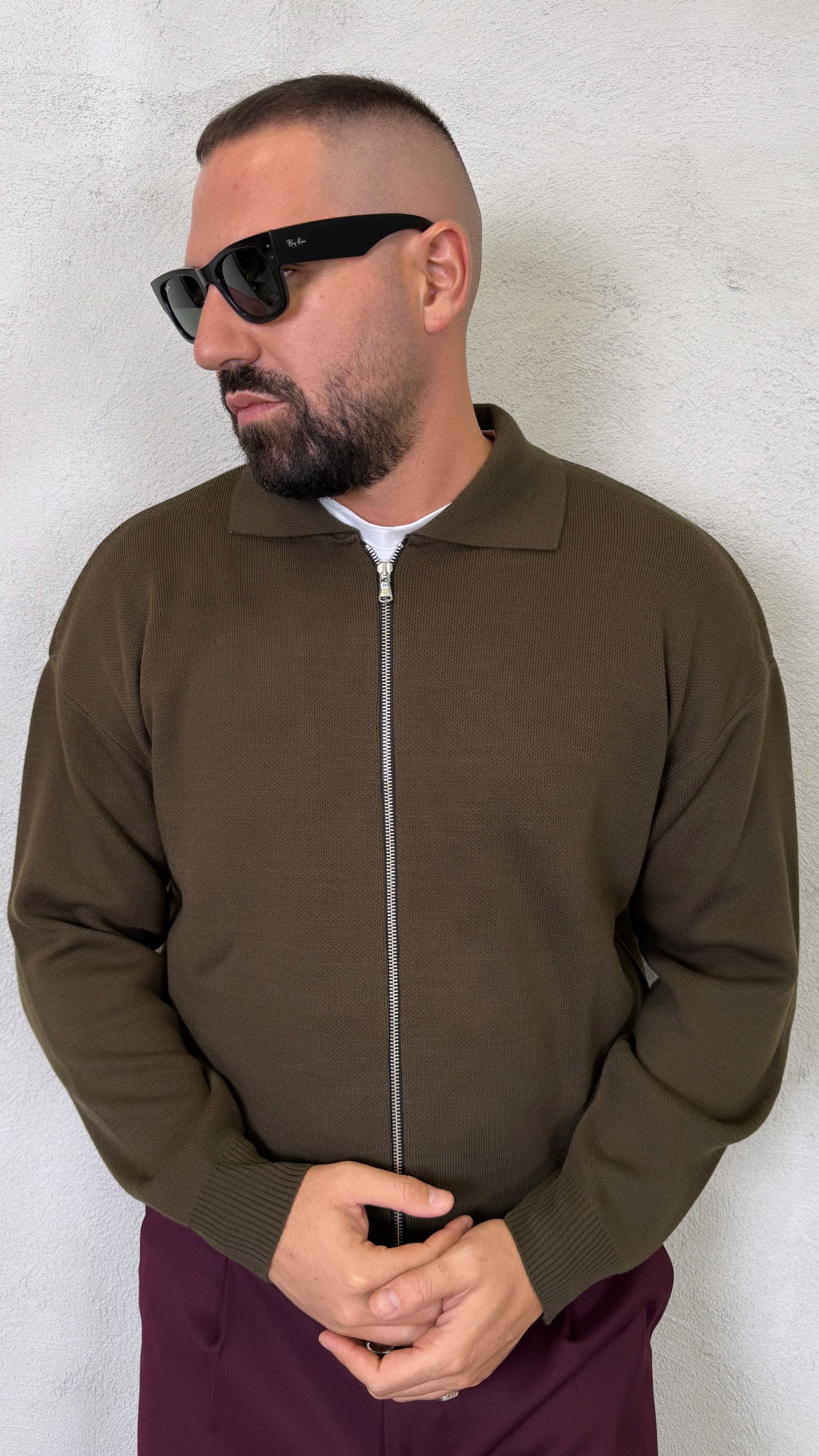 CARDIGAN CON ZIP