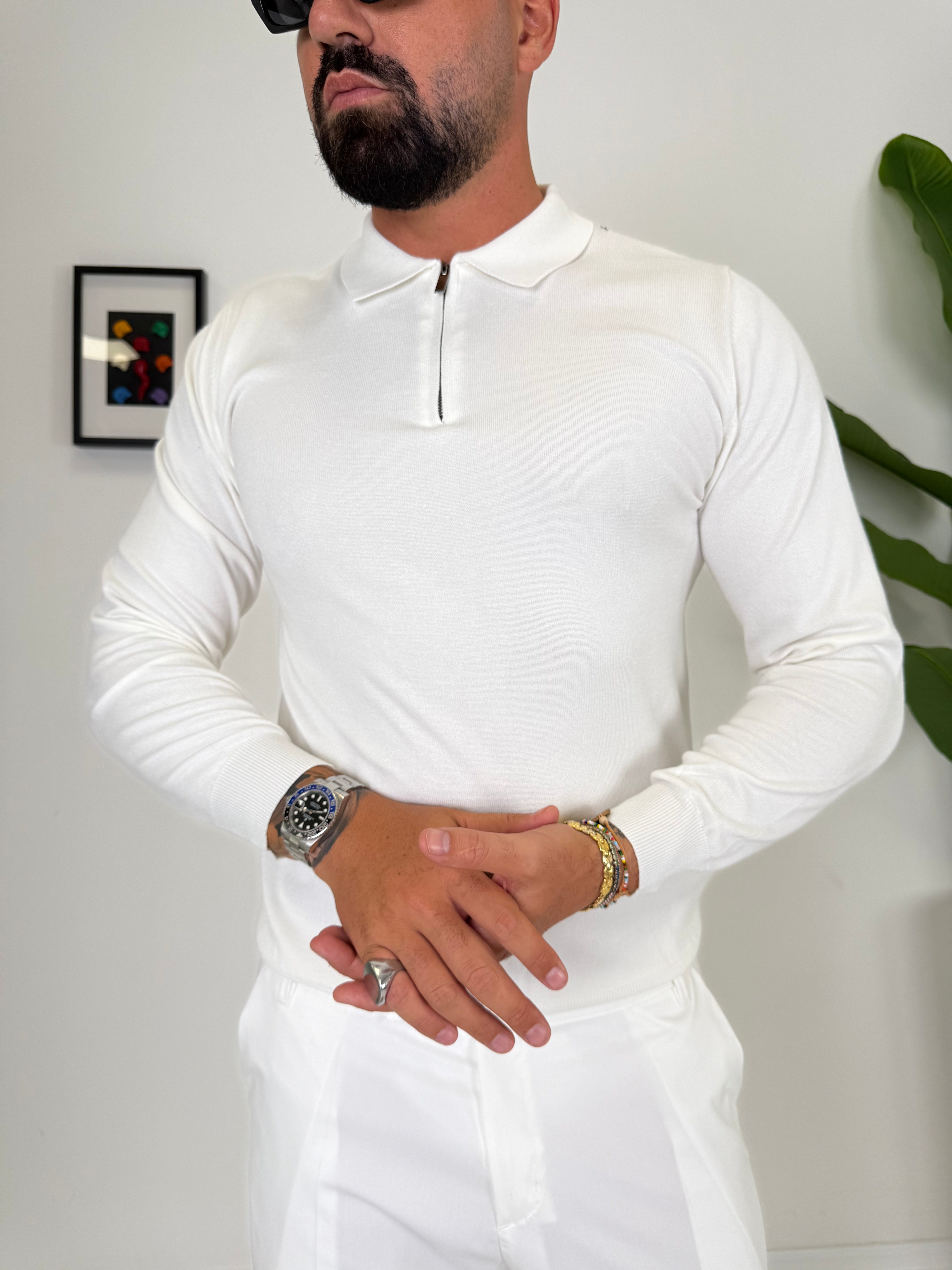 POLO CON ZIP