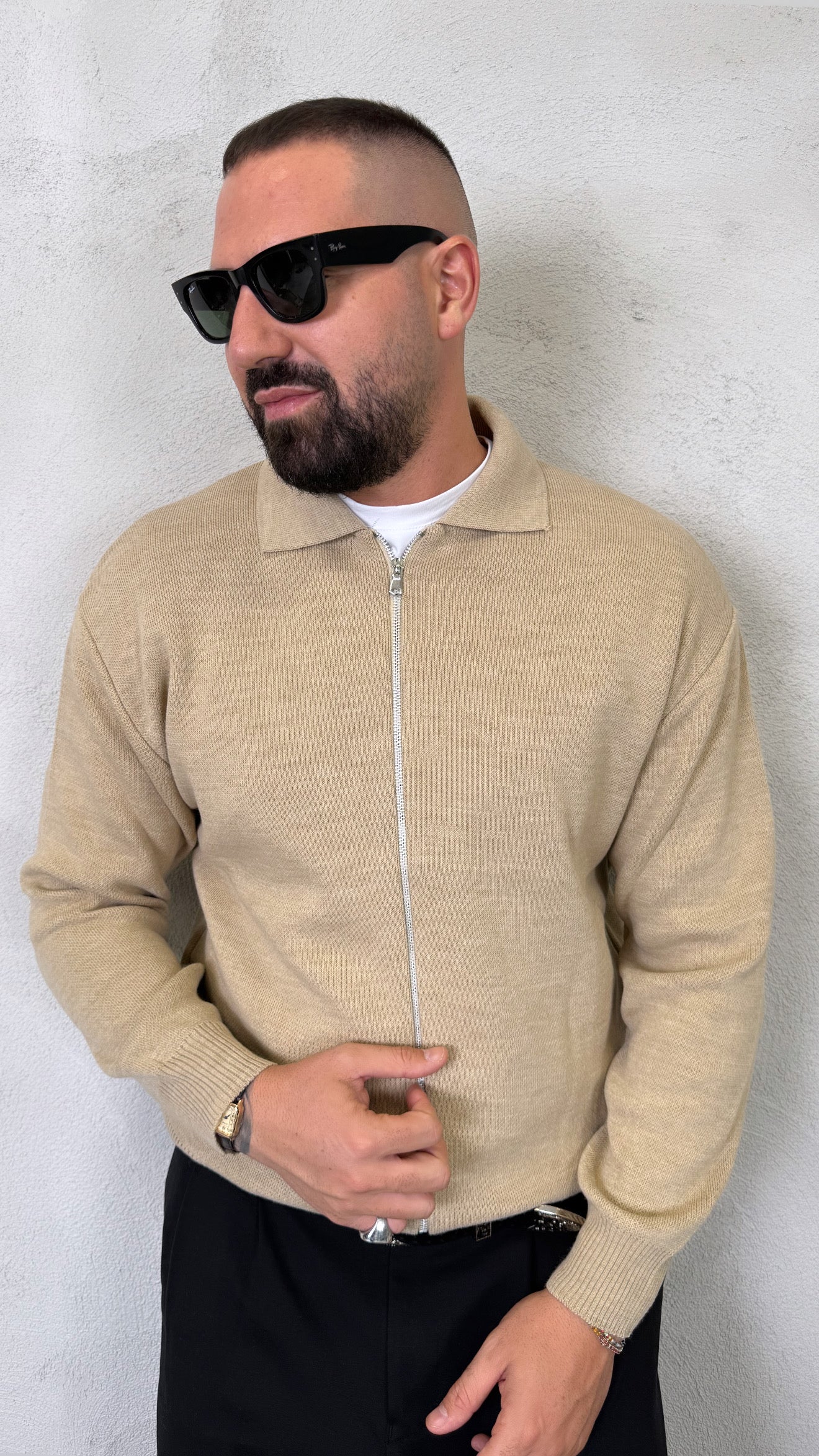 CARDIGAN CON ZIP