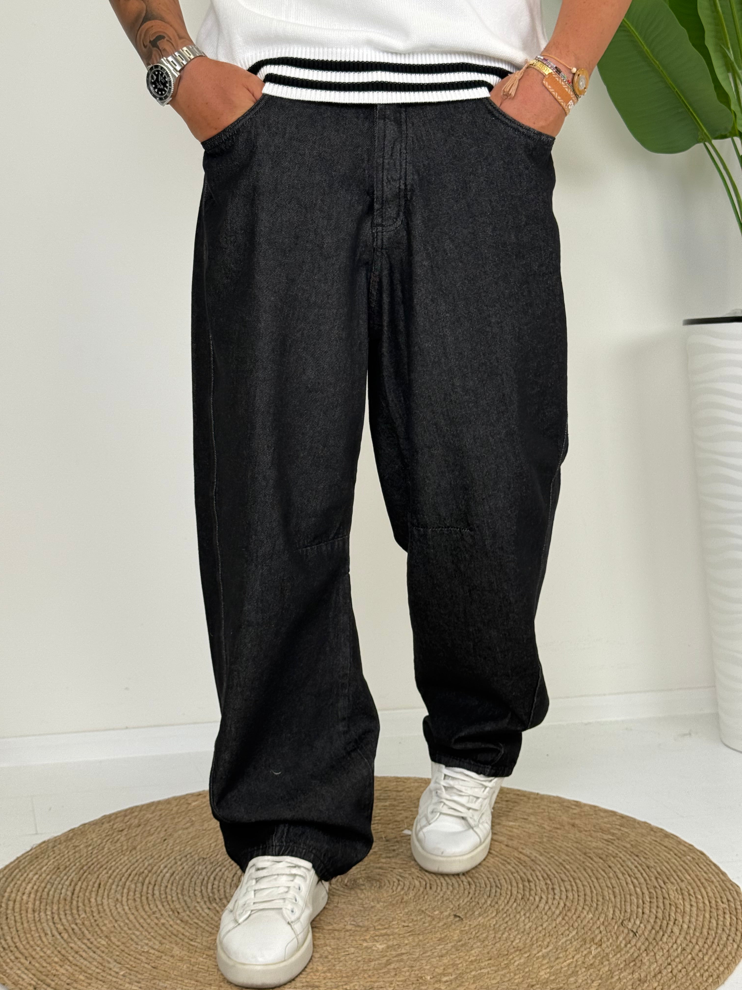 JEANS  BALLOON BLACK