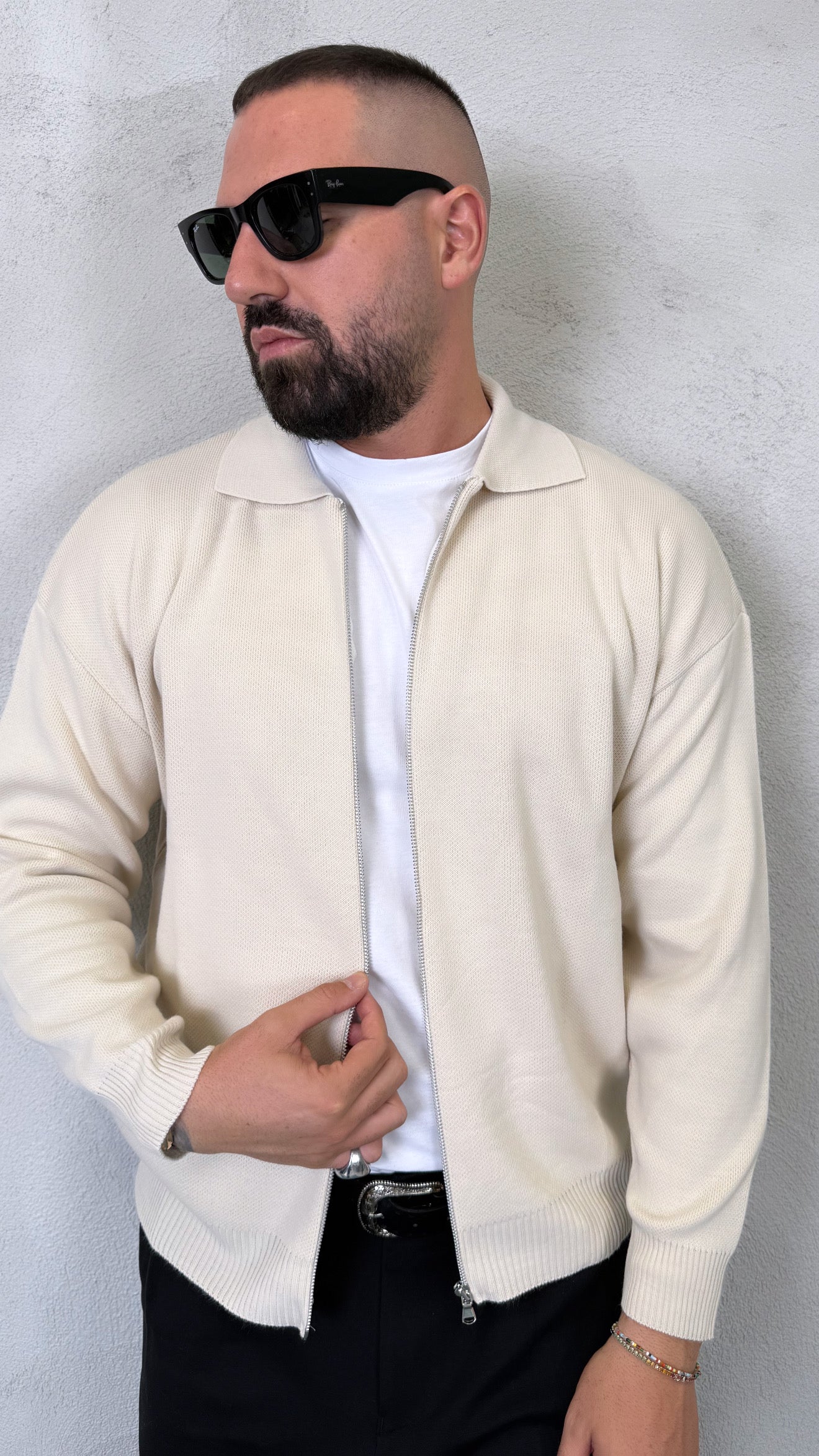 CARDIGAN CON ZIP
