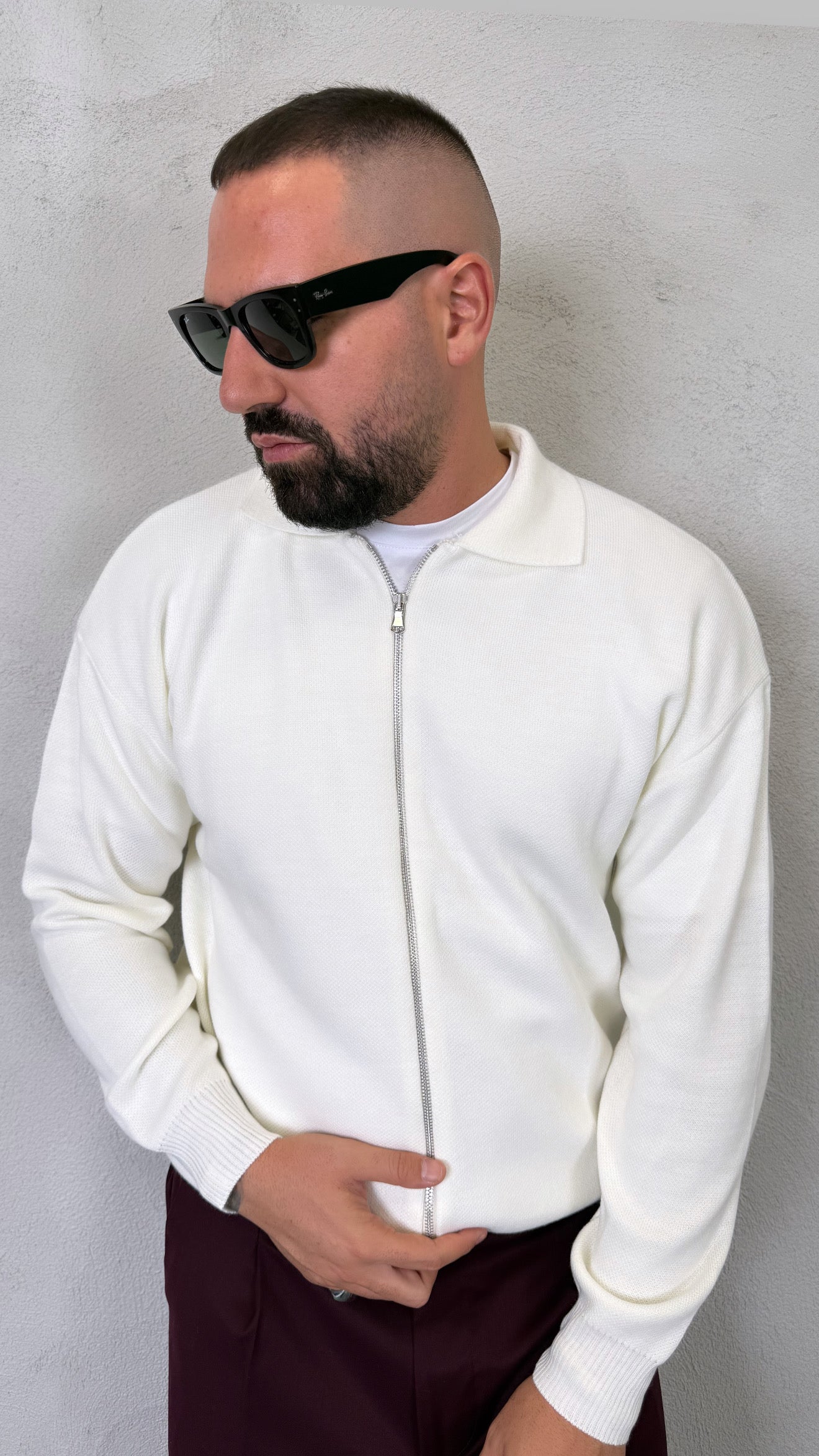 CARDIGAN CON ZIP